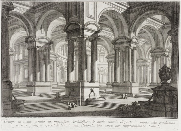 Magnificent Architectural Space, c1743. Creator: Giovanni Battista Piranesi.