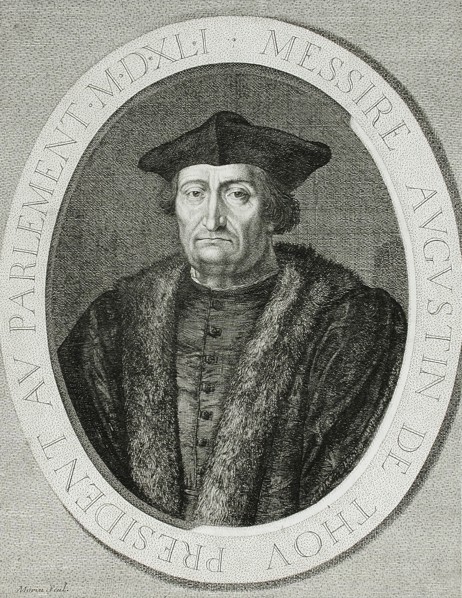 Augustin de Thou, 1641. Creator: Jean Morin.