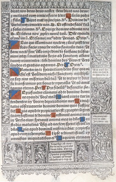 Printed Manuscript Page, c1508. Creator: Unknown.