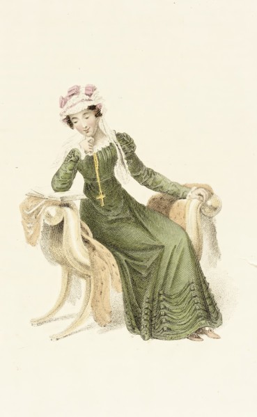 Fashion Plate (Trage De Mañana), 1824. Creator: Unknown.