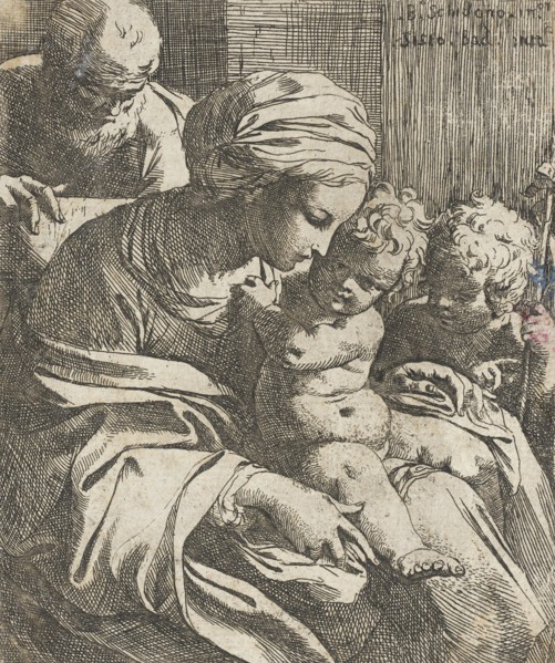 Holy Family with Saint John, between 1605 and 1620. Creator: Sisto Badalocchio.