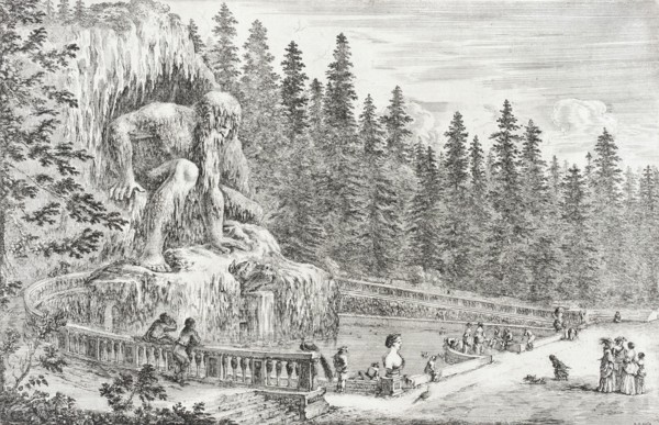 Colossal Statue of the Apennines, 1653. Creator: Stefano della Bella.