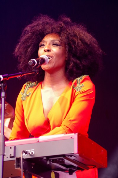 Laura Mvula, Love Supreme Jazz Festival, Glynde Place, East Sussex, July 2014. Creator: Brian O'Connor.