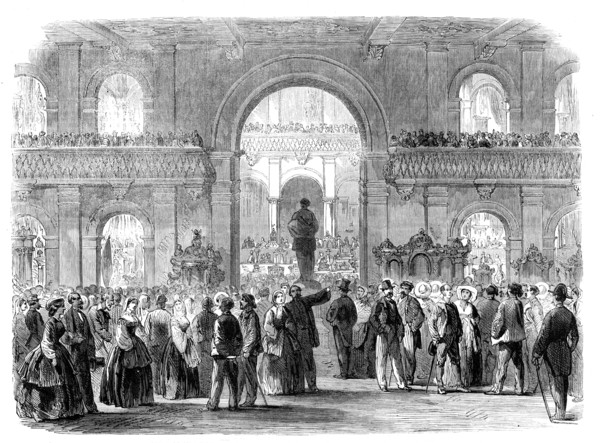 The Italian Expostion at Florence on the first day of free admission, 1861. Creator: Unknown.
