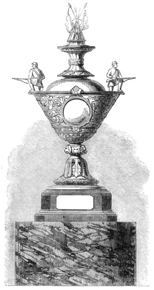 Challenge Cup of the County of Lancaster Rifle Association, 1861. Creator: Unknown.