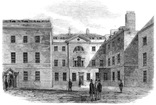 The old Foreign Office, Downing-Street, 1861. Creator: Unknown.