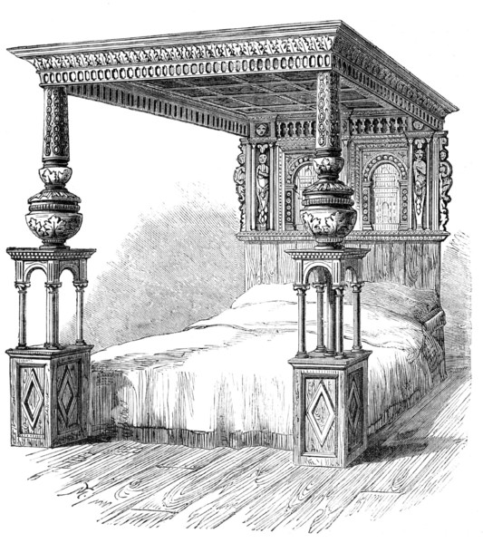 The Great Bed of Ware, 1861. Creator: Unknown.
