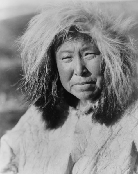 Selawik Woman, c1929. Creator: Edward Sheriff Curtis.