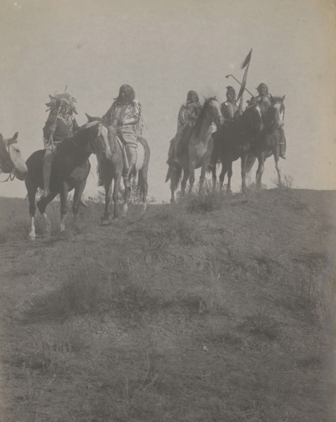 The Scouts, 1908. Creator: Edward Sheriff Curtis.