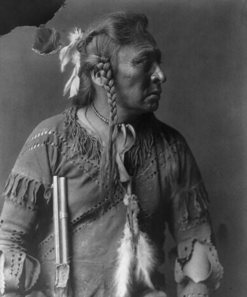 Horse Capture-Atsina, c1908. Creator: Edward Sheriff Curtis.