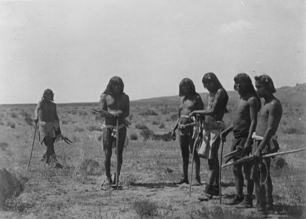 Snake gathering [C]-Hopi, c1907. Creator: Edward Sheriff Curtis.