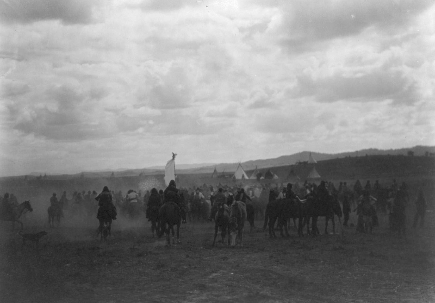 Jicarilla fiesta, c1905. Creator: Edward Sheriff Curtis.