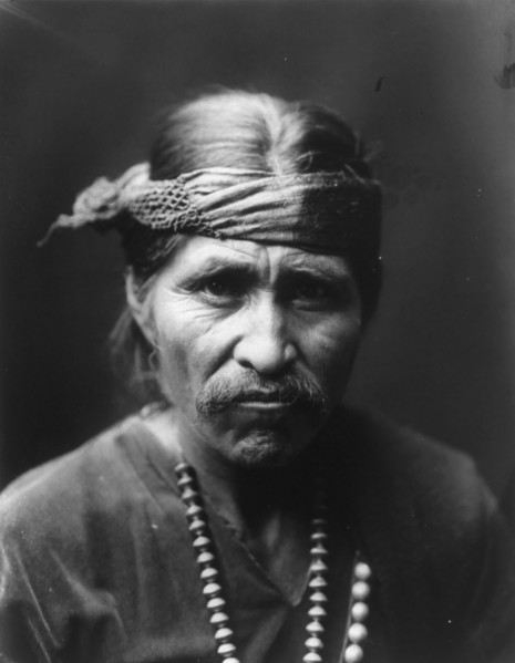 The Laughing Singer, c1905. Creator: Edward Sheriff Curtis.