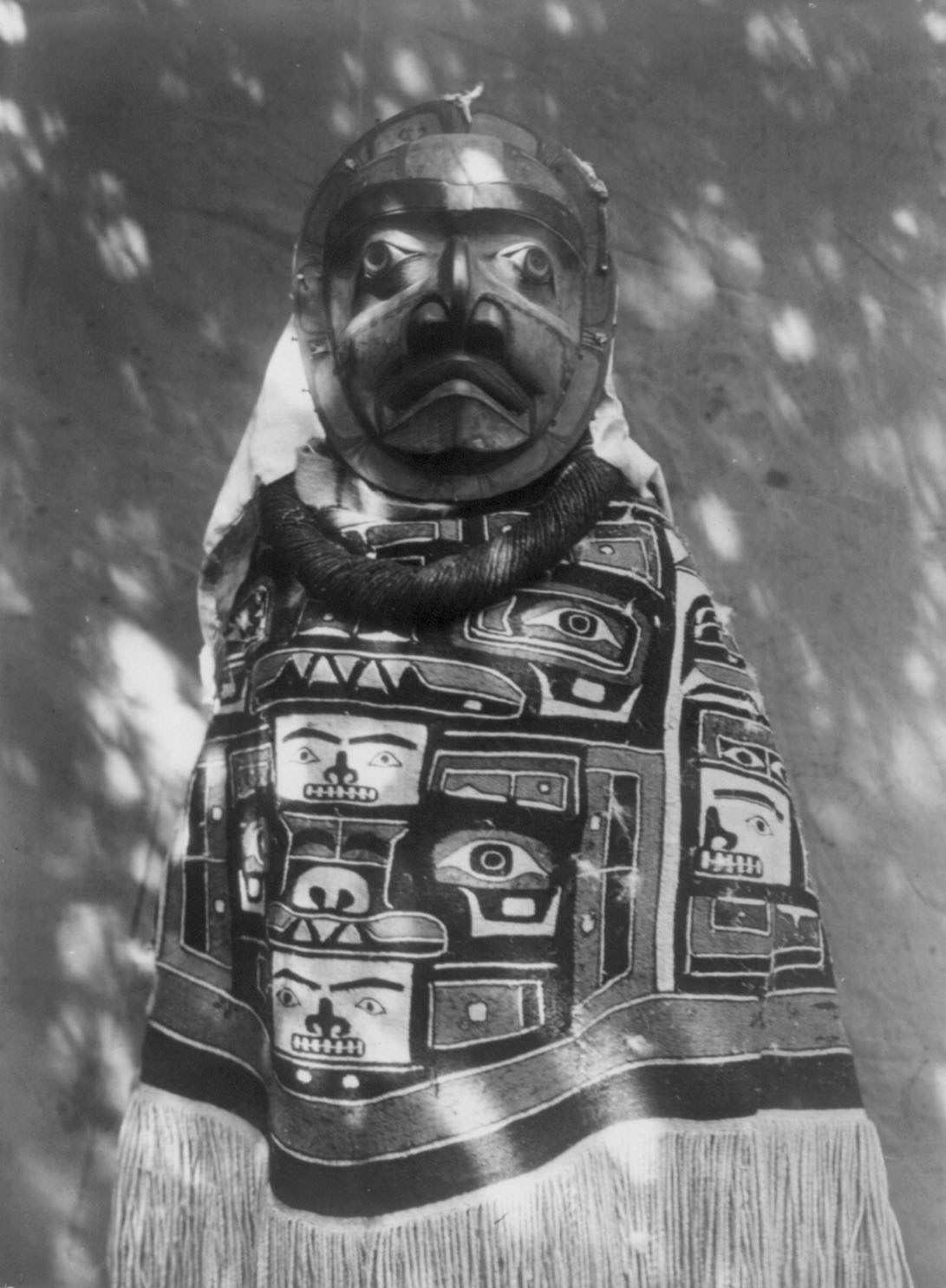 A Tluwulahu costume-Qagyuhl, c1914. Creator: Edward Sheriff Curtis.