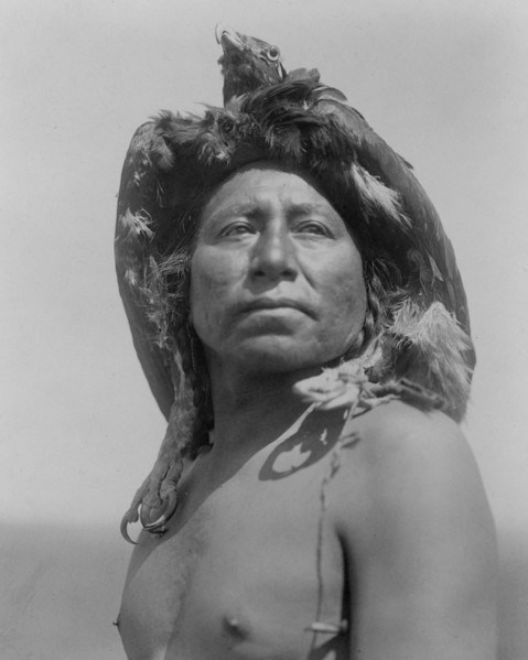 The Eagle Medicine-Man-Apsaroke, c1908. Creator: Edward Sheriff Curtis.