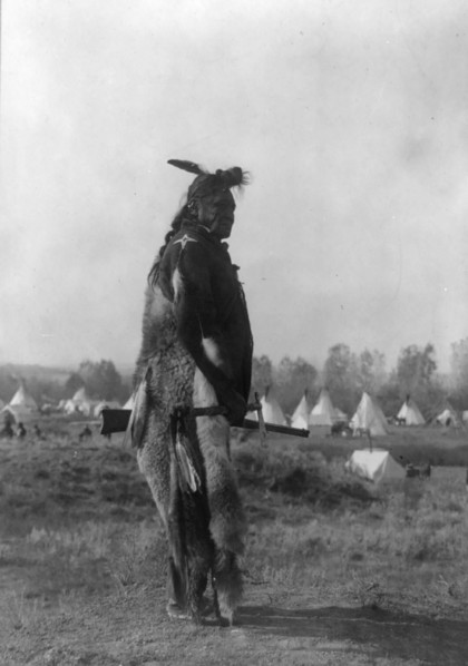 Hoop On the Forehead [E], c1908. Creator: Edward Sheriff Curtis.