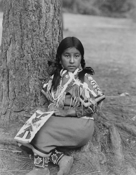 Umatilla child, c1910. Creator: Edward Sheriff Curtis.