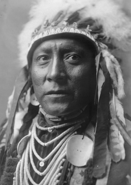 Old White Man, c1908. Creator: Edward Sheriff Curtis.