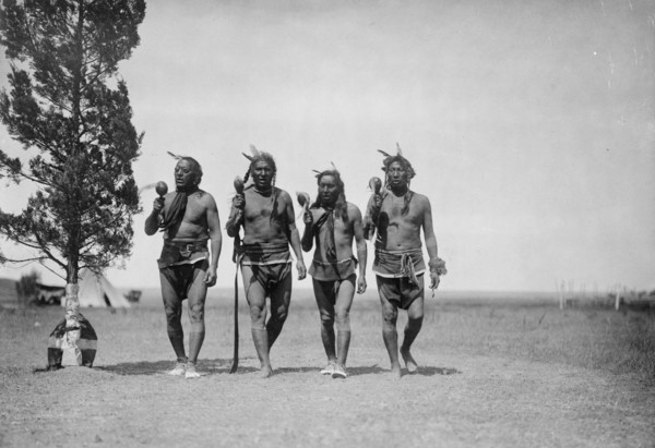 Night medicine men, 1908, c1908. Creator: Edward Sheriff Curtis.