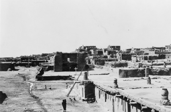 Zuni Pueblo, New Mexico, c1927. Creator: Edward Sheriff Curtis.