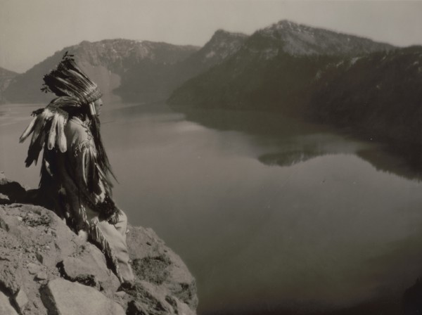 Crater Lake, 1923 Creator: Edward Sheriff Curtis.