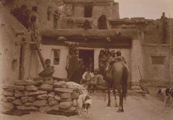 A visitor, c1905. Creator: Edward Sheriff Curtis.