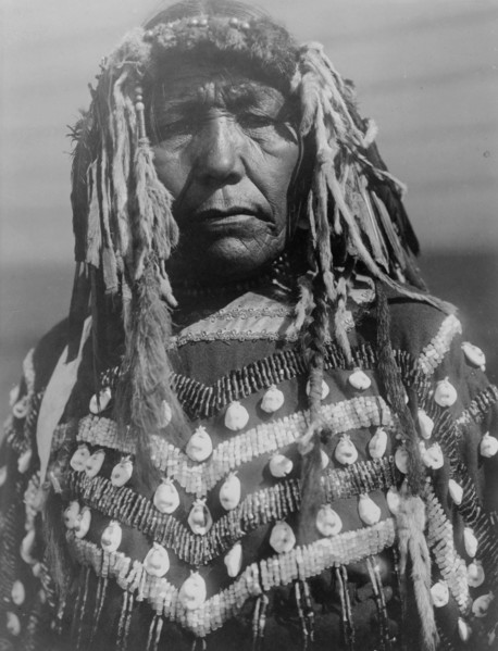 Piegan woman, c1910. Creator: Edward Sheriff Curtis.