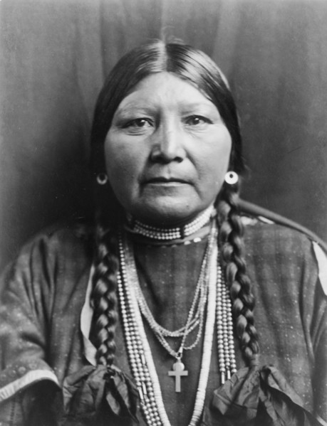 Nez Percé matron, c1910. Creator: Edward Sheriff Curtis.