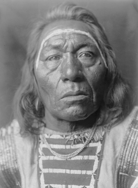 Leads the Wolf, c1908. Creator: Edward Sheriff Curtis.