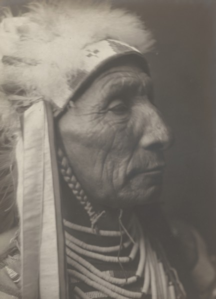 Lone Crow, 1908. Creator: Edward Sheriff Curtis.
