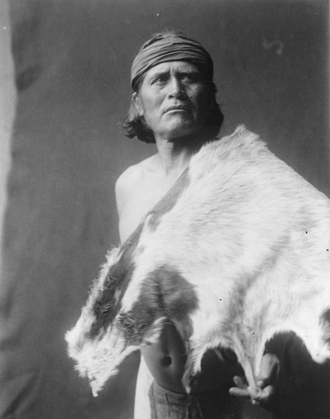 Nato, the goat man-Hopi, c1906. Creator: Edward Sheriff Curtis.
