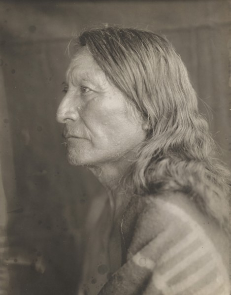 The Crow Likes Water, 1905. Creator: Edward Sheriff Curtis.