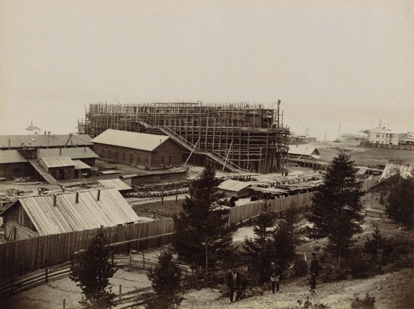 Ice-Breaking Ferry "Baikal", 1899. Creator: Akselrod.