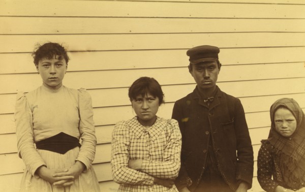 Children - Kadiack [ie, Kodiak] Island [] /, 1894 or 1895. Creator: Alfred Lee Broadbent.