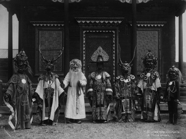 Gusinoozersky datsan. Masks of gods, early 19th century. Creator: Nikolai Apollonovich Charushin.