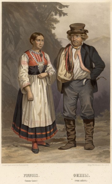 Finns. (Suoma-layzet), 1862. Creator: A Derzhanovskii.