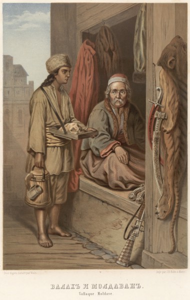 Wallachians and Moldovans, 1862. Creator: Karl Fiale.
