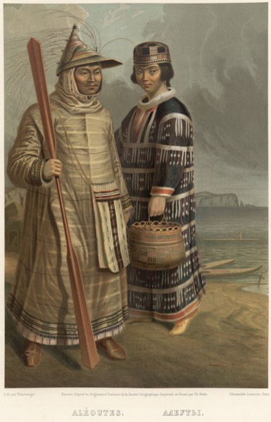 Aleuts, 1862. Creator: Karlis Huns.
