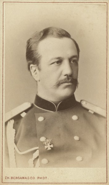 Count Illarion Ivanovich Vorontsov-Dashkov, head-and-shoulders portrait, facing right, 1870-1886 Creator: Unknown.