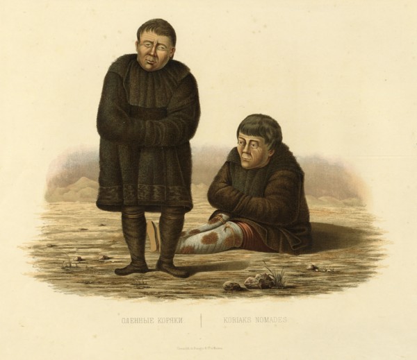 Reindeer-Herding Koryaks, 1856. Creator: Ivan Dem'ianovich Bulychev.