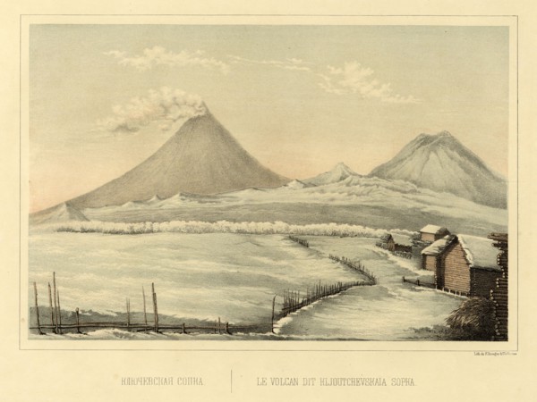 Klyuchevskoi  Volcano, 1856. Creator: Ivan Dem'ianovich Bulychev.