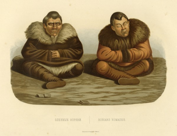 Koriak Deerherds, 1856. Creator: Ivan Dem'ianovich Bulychev.