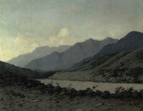 Mountain Landscape. Altai, 1850-1899. Creator: Pavel Mikhailovich Kosharov.
