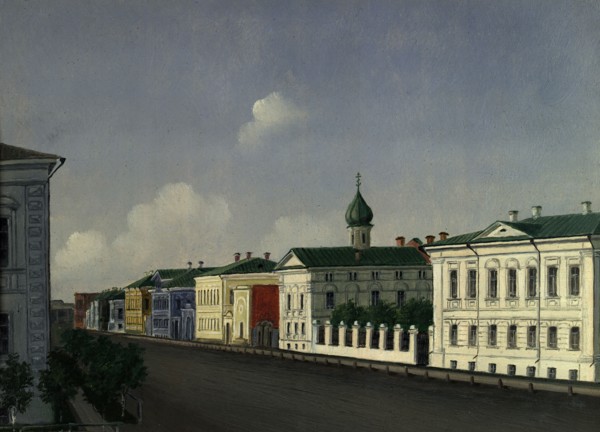 View of Dukhovskaya street, 1880-1897. Creator: Pavel Mikhailovich Kosharov.
