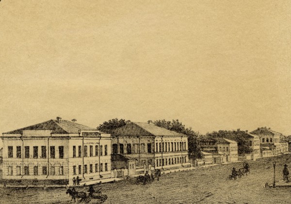 School for Boys Millionnaia Street, 1886. Creator: Pavel Mikhailovich Kosharov.