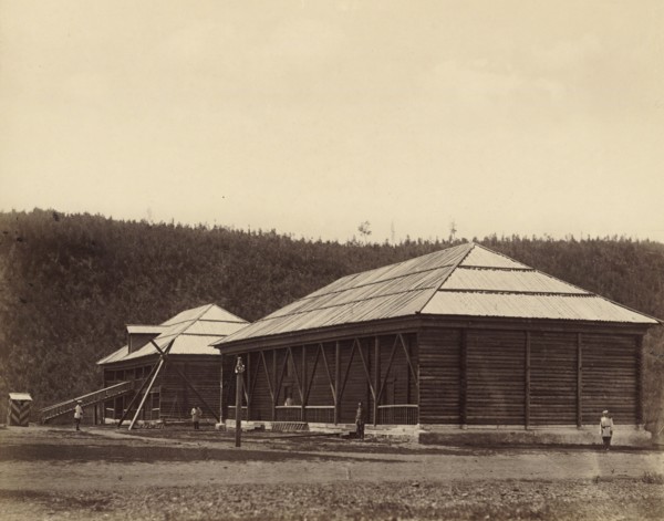 Ust'-Kara Prison Storehouses, 1891. Creator: Aleksei Kuznetsov.