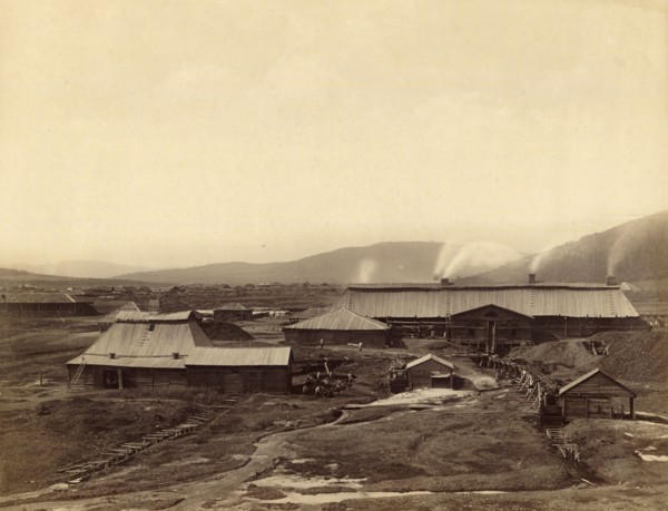 East Side of the Kutomara Silver Smelting Plant, 1891. Creator: Aleksei Kuznetsov.