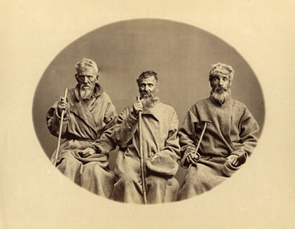 A Group of Blind Invalid Convicts at the Aleksandrovsk Poorhouse, 1891. Creator: Aleksei Kuznetsov.