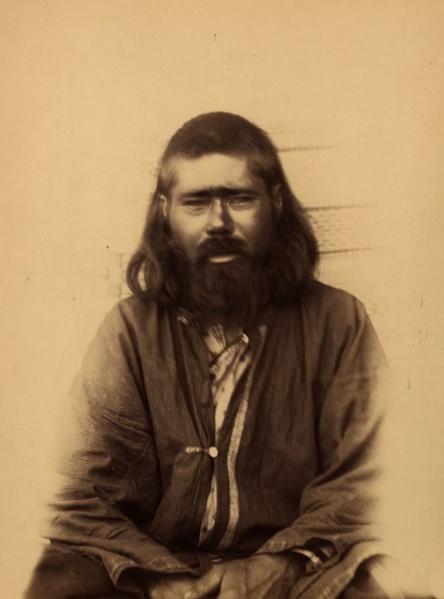 An Ainu from the Settlement of Penzenskoye in Southern Sakhalin, 1880-1899. Creator: Innokenty Ignatievich Pavlovsky.