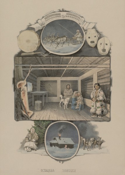 Khant winter quarters, 1862-1887. Creator: Mikhail Znamensky.
